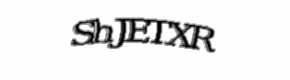 Security check image, please type the characters shown